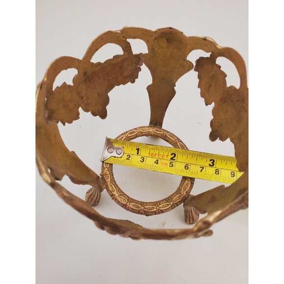 Brass display stand for egg, mineral, orb or large crystal ball, ostrich egg - Picture 8 of 9